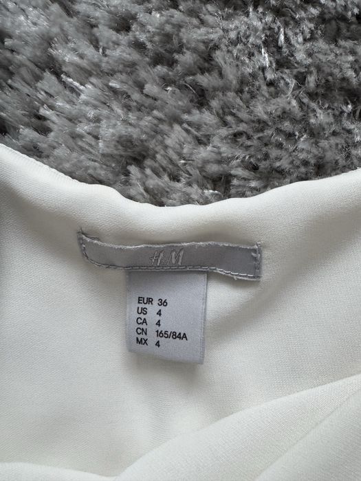 Дамски топ черен бял h&m