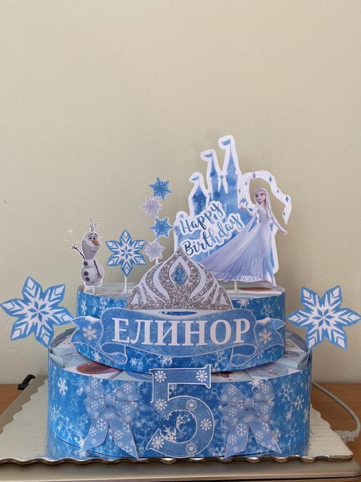 Хартиена /Картонена торта за момиче