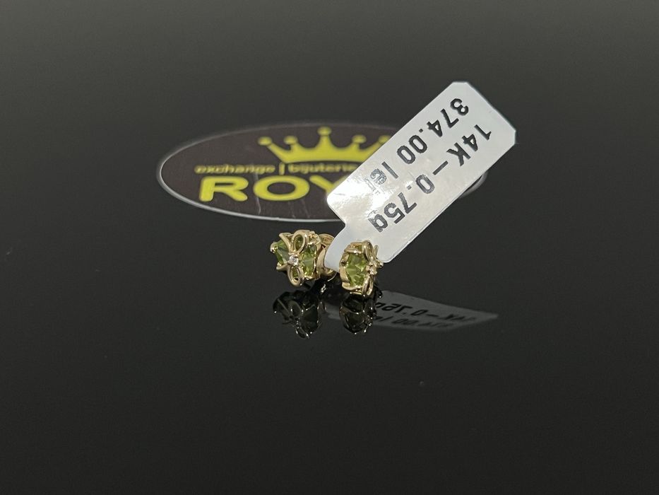 Bijuteria Royal CB : Cercei dama aur 14k 585   0,75 gr