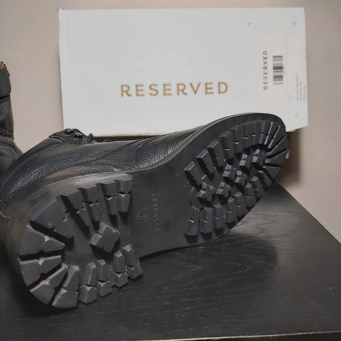 Ghete din piele naturala RESERVED, marimea 42