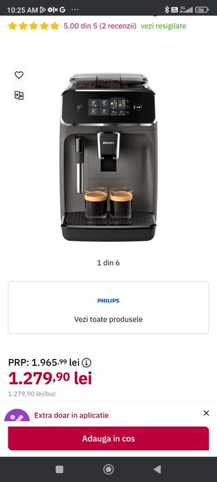 Aparat cafea cu boabe saeco