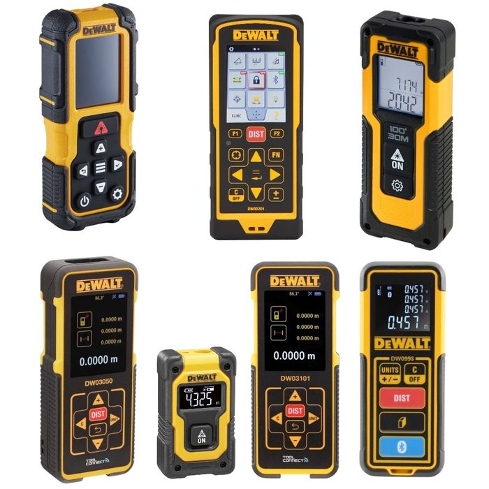 Лазерна Ролетка DeWALT - 16 / 30 / 50 / 100 метра