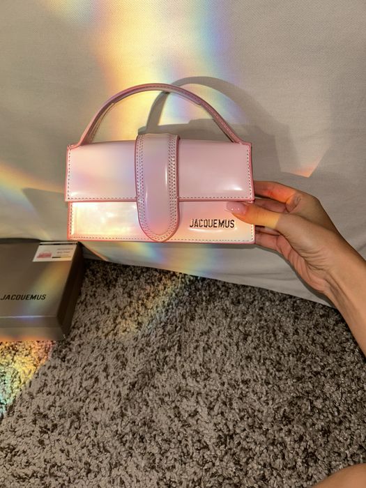 Geanta Jaquemus Le mabbino powder pink pe stoc
