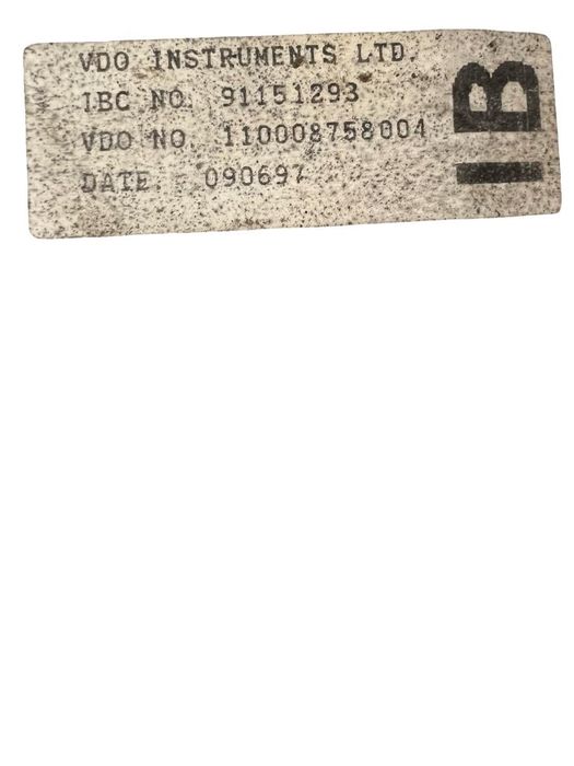 Ceas De Bord Opel Frontera A 5_Mwl4, U92 1992 - 1998