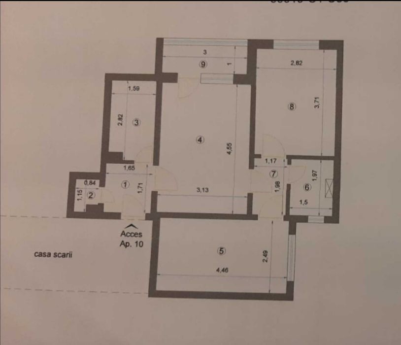 Vand apartament 3 camere SD 49 mp in Buhusi