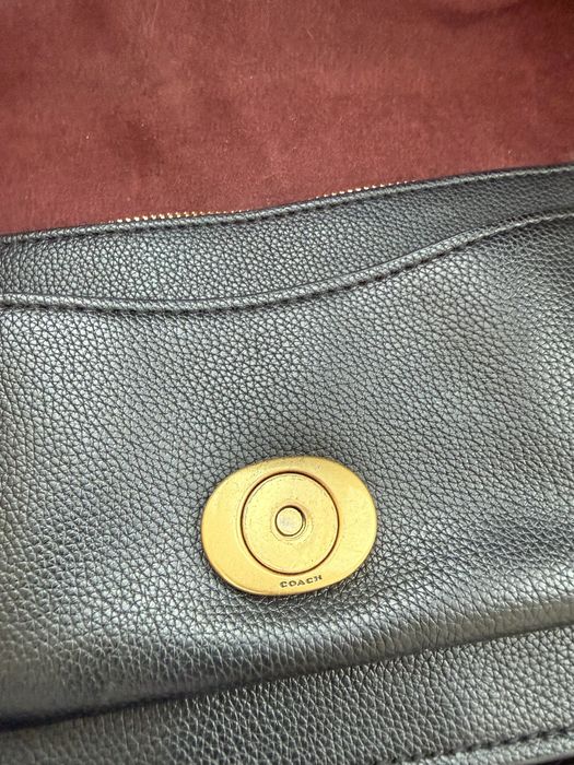 Сумка COACH б/у черная