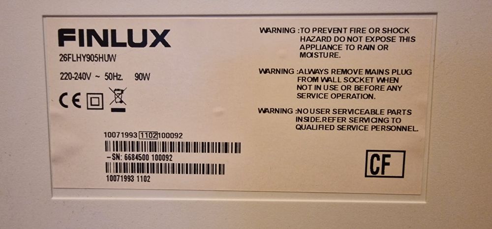 Продавам LCD 26 инчов телевизор Finlux