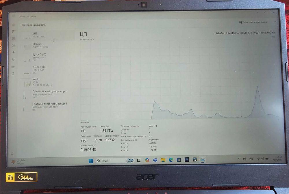 Acer nitro 5 AN515-57