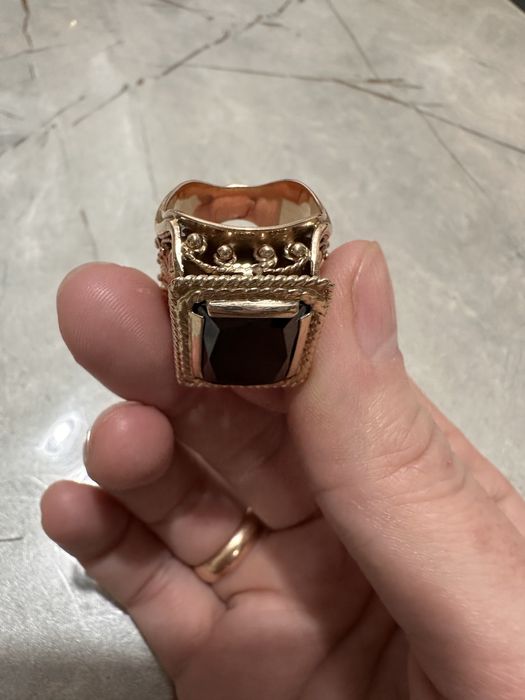 Зототая Мужская печатка