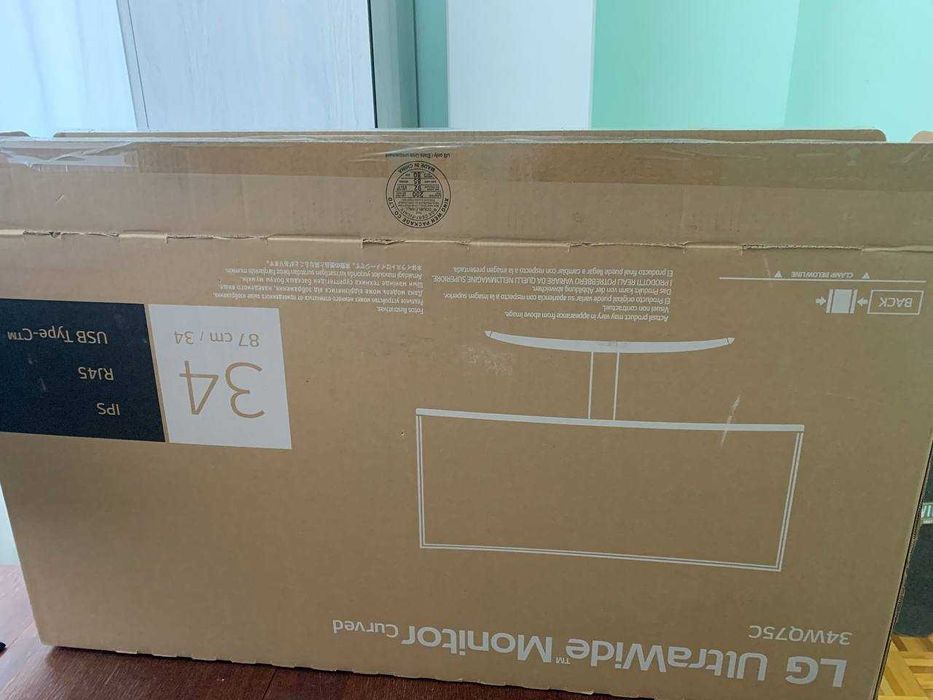 Монитор LG 34" 21:9 Curved UltraWide™ QHD (3440 x 1440)