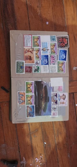 Марки альбом разные