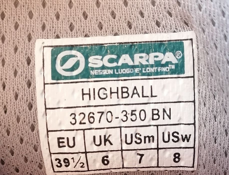 Ghete Scarpa High Ball north face vaude salomon nike munte escalada