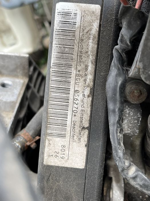 Двигател 1.6MPI 102 коня за VW/Skoda/Audi