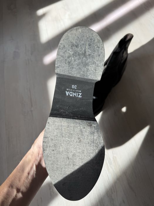 Испански боти ZINDA , лоуфъри естествена кожа