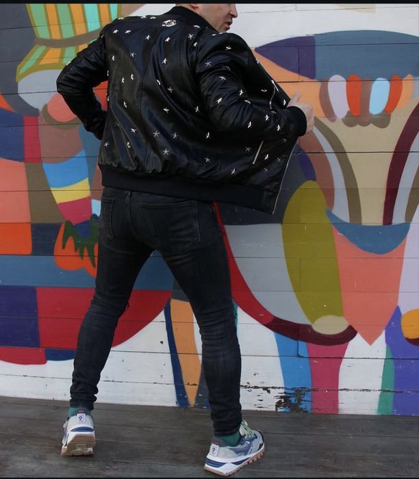 Куртка кожаный для мажорам