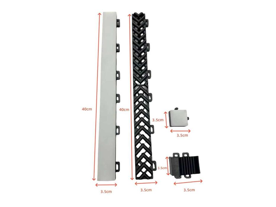 Canal și elemente accesorii pentru iluminare LED în pardoseli modulare