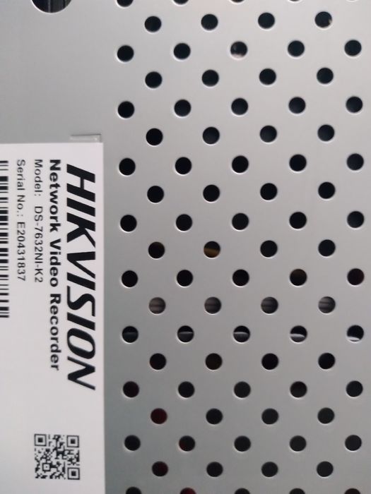 Nvr hikvizion 7632ni k2  можна с замену менше каналом с