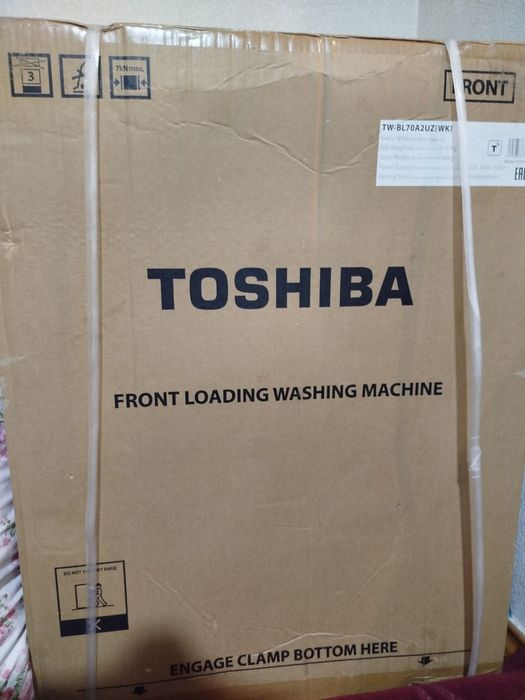 Toshiba kirmashinasi. Karobka holati yangi ishlatilmagan.