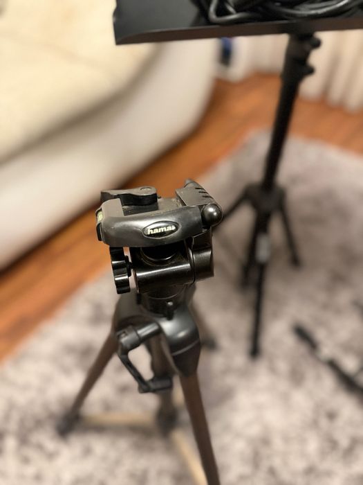 Trepied + monopied + microfon + stative + suport partituri FULL KIT