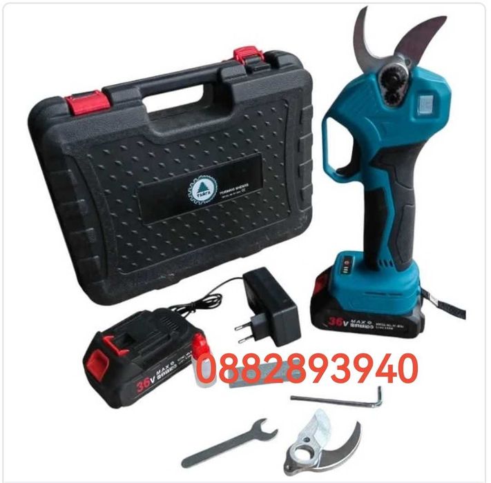 Акумулаторна лозарска ножица/ ТАЙГА/36v 8ah