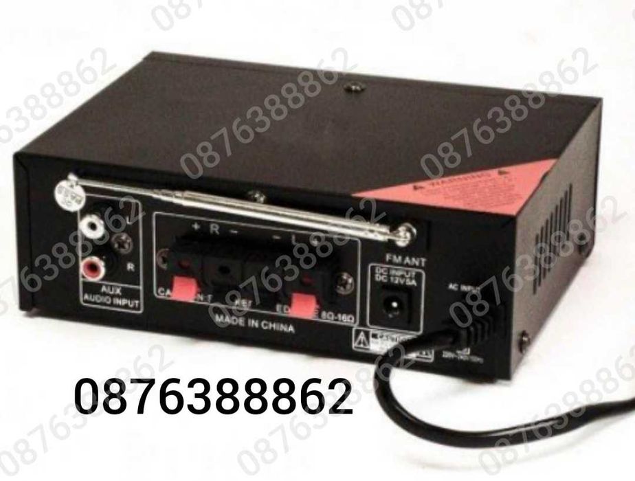 Мощен мини стерео усилвател SN-777BT Bluetooth/USB/FM