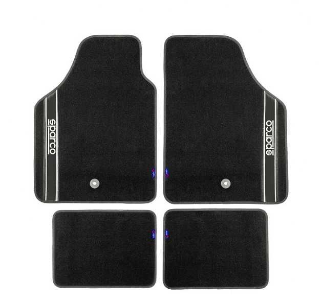 Универсални мокетни стелки Sparco - червени, сиви, сини или черни