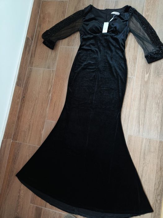 Rochie nouă elegantă din catifea