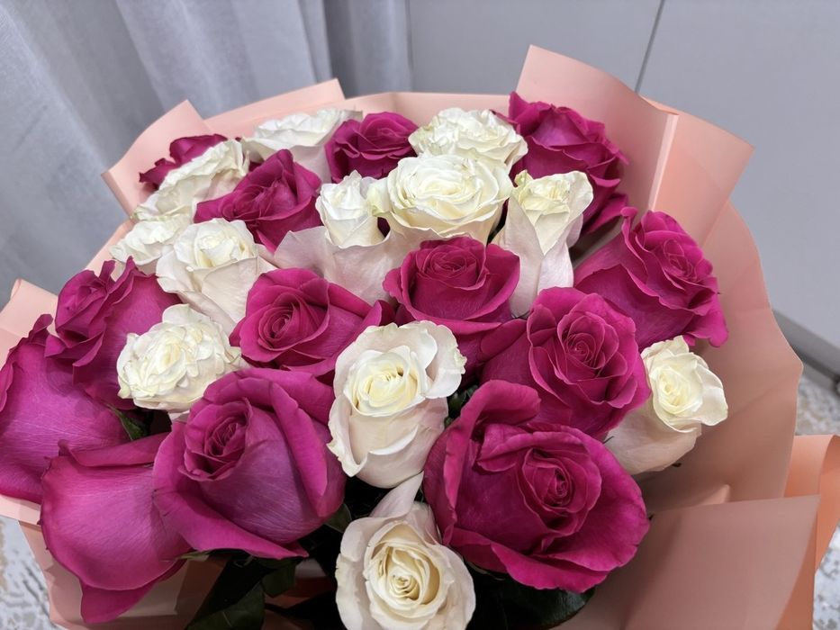 Букет розы цветы свежие каждый день