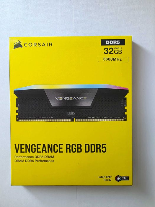 Bundle Memorie Corsair Vengeance DDR5 Dual Channel Kit sigilat și Placă de bază GIGABYTE Z790 AORUS PRO X DDR5 utilizată
