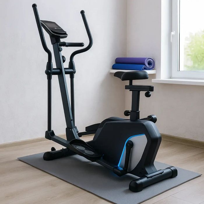 Эллиптический велотренажер Велотренажер лыжа