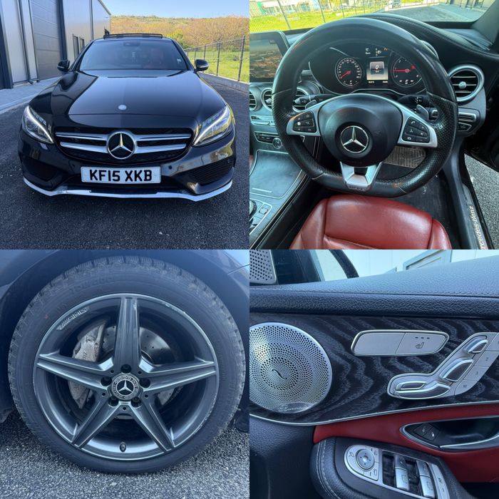 На Части W205 Мерцедес c220 cdi 2016г. АмГ Пакет/ Панорама