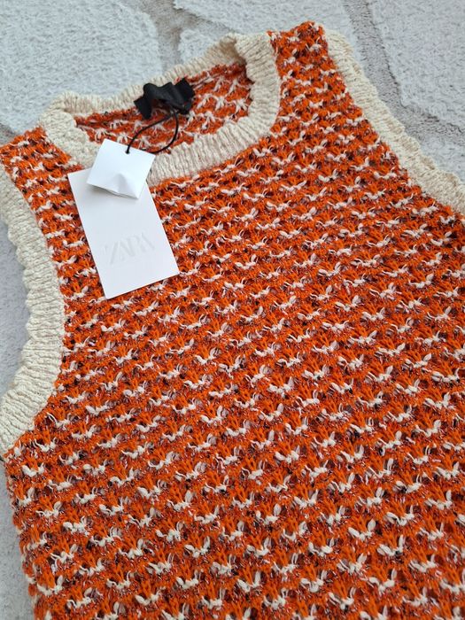 Рокля ZARA, knitted dress, размер М