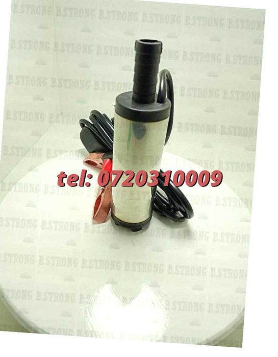 Pompa Submersibila 12V 12Litri Per Minut Pentru Golit Butoaie