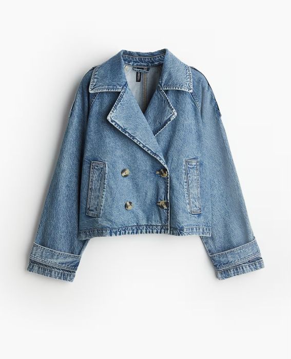 Къс  тренчкот h&m