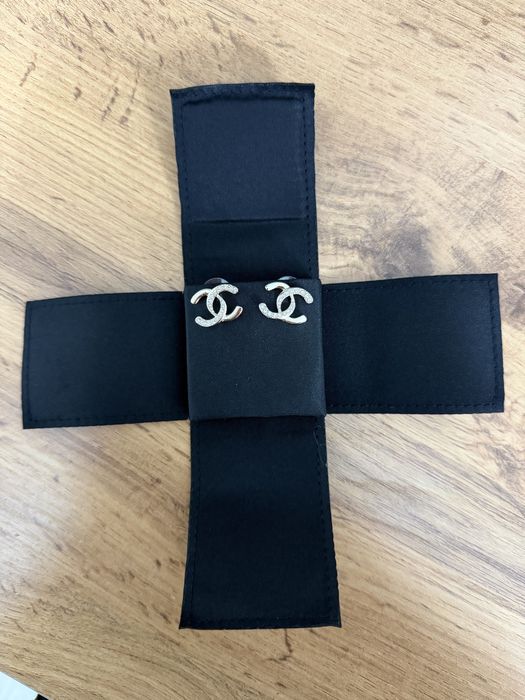 Серьги Шанель с упаковкой
