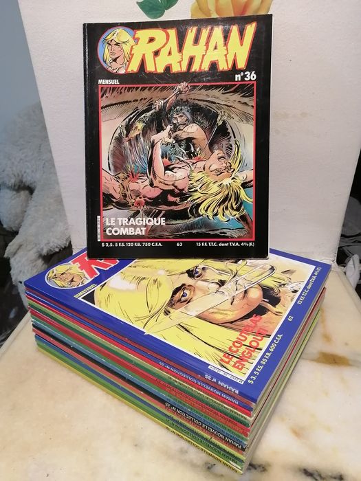 Rahan Nouvelle Colection nr 1-36 seria completa  !