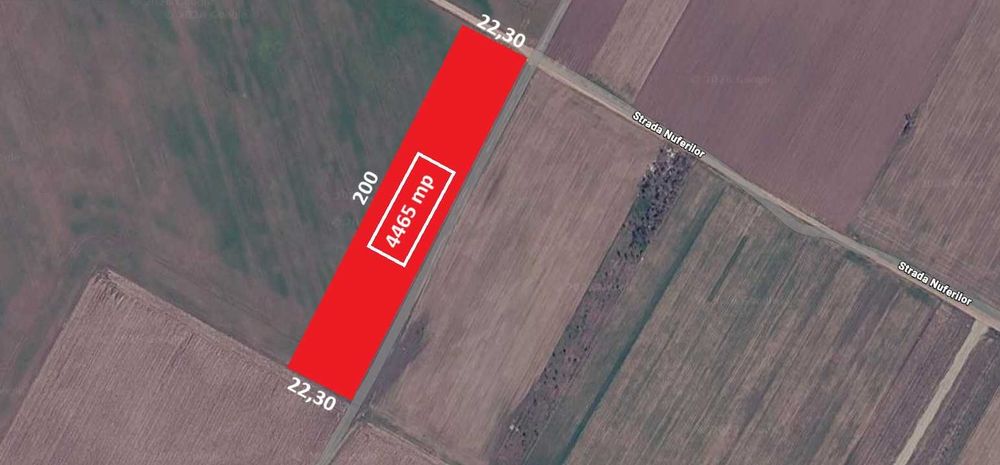 Teren 4465 mp Str. Nuferilor, Vidra - Berceni, Ilfov