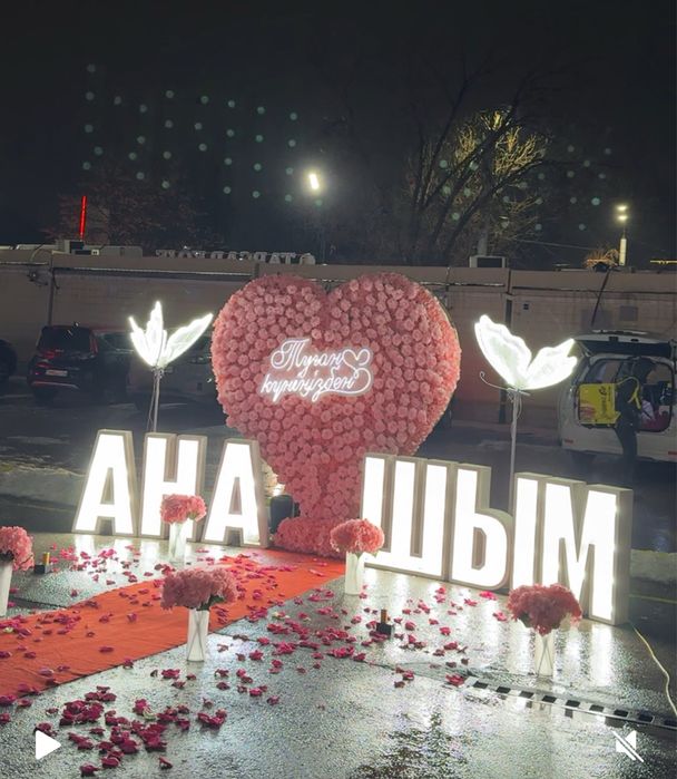 Happy brithday буква Ана Әке АНАШЫМ ӘКЕШІМ