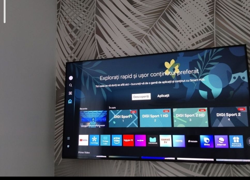 Televizor nou SAMSUNG 138 cm 55" 55 inchi Smart 4K Ultra HD