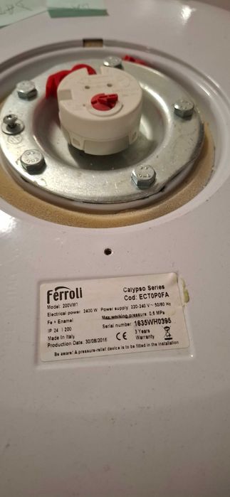 VAND Boiler termoelectric Ferroli Calypso 200 VMT 200 l 2400 W