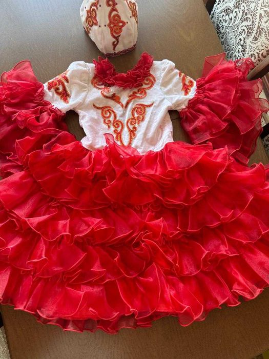 казахский национальный костюм для девочки