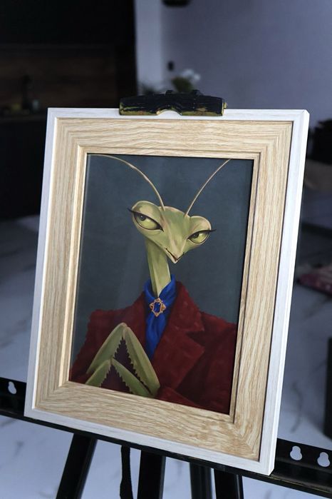 Авторски принтове с животни в рамка (15x20 см) - серия „Колекция Животни“