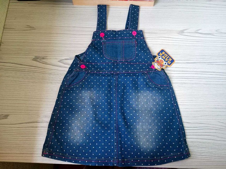 Сарафан джинсовый на девочку 18мес,кофточки на 2 года,футболочки .