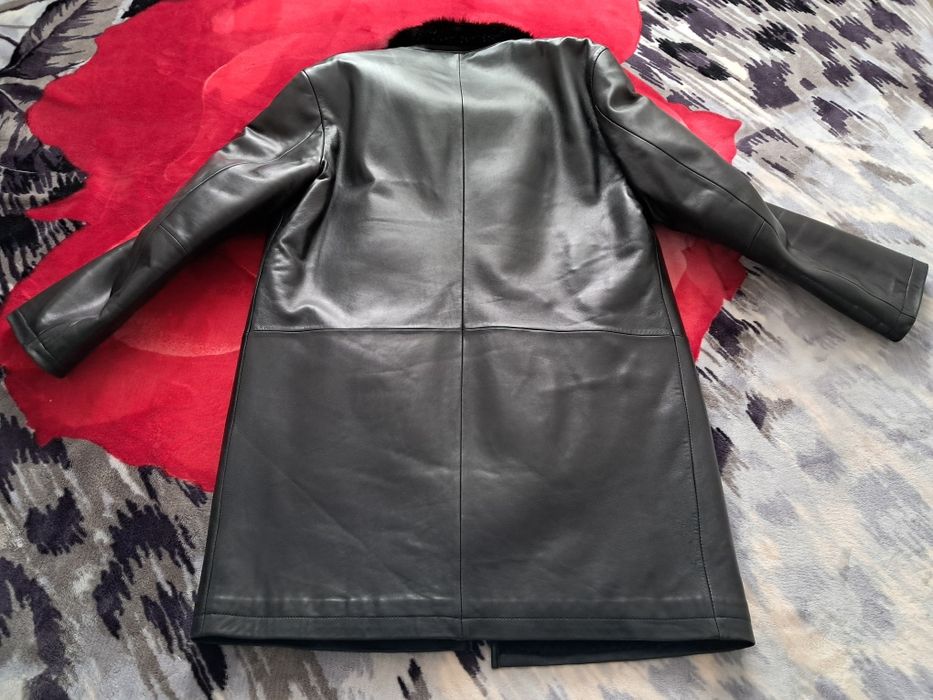 Мужская кожаная дубленка