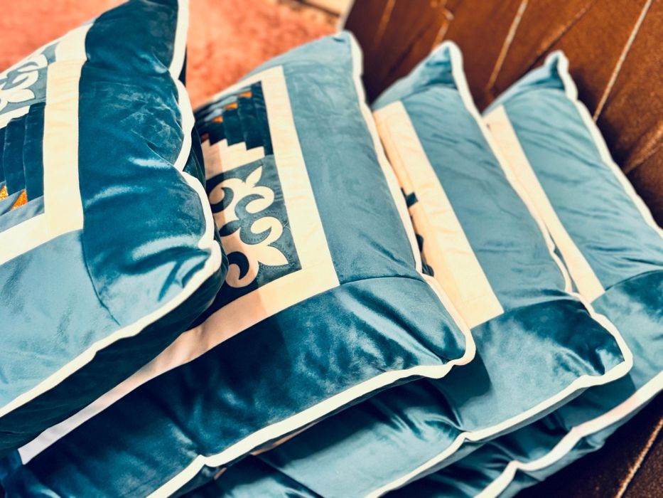 Төр көрпе жастығымен