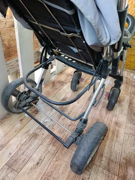 Коляска детская широкая, всесезон