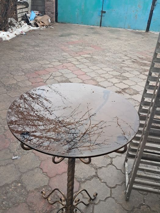 Пицца печ круглый стол