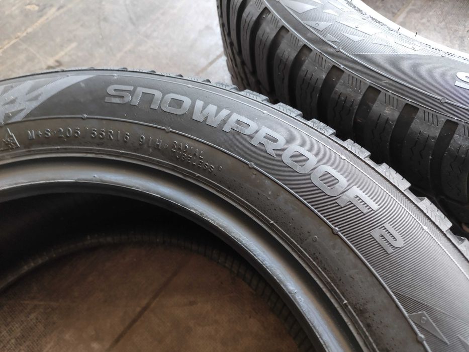 2бр Зимни гуми 205 55 16 - Nokian - DOT 2023