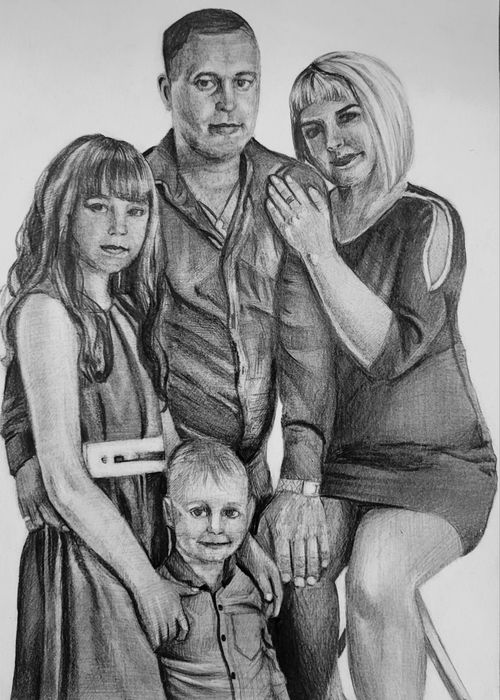 Портреты карандашом Алматы