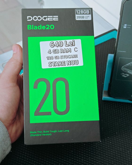 Doogee Blade 20, 4/128 GB, Nou, Garanție